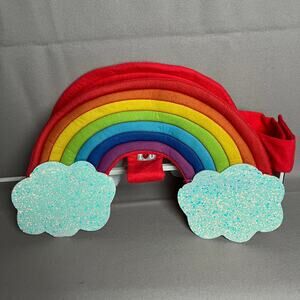 LGBTQ+ Pride Pet Rainbow Glitter Cloud Costume Soft Padded Kawaii Dog M Outfit